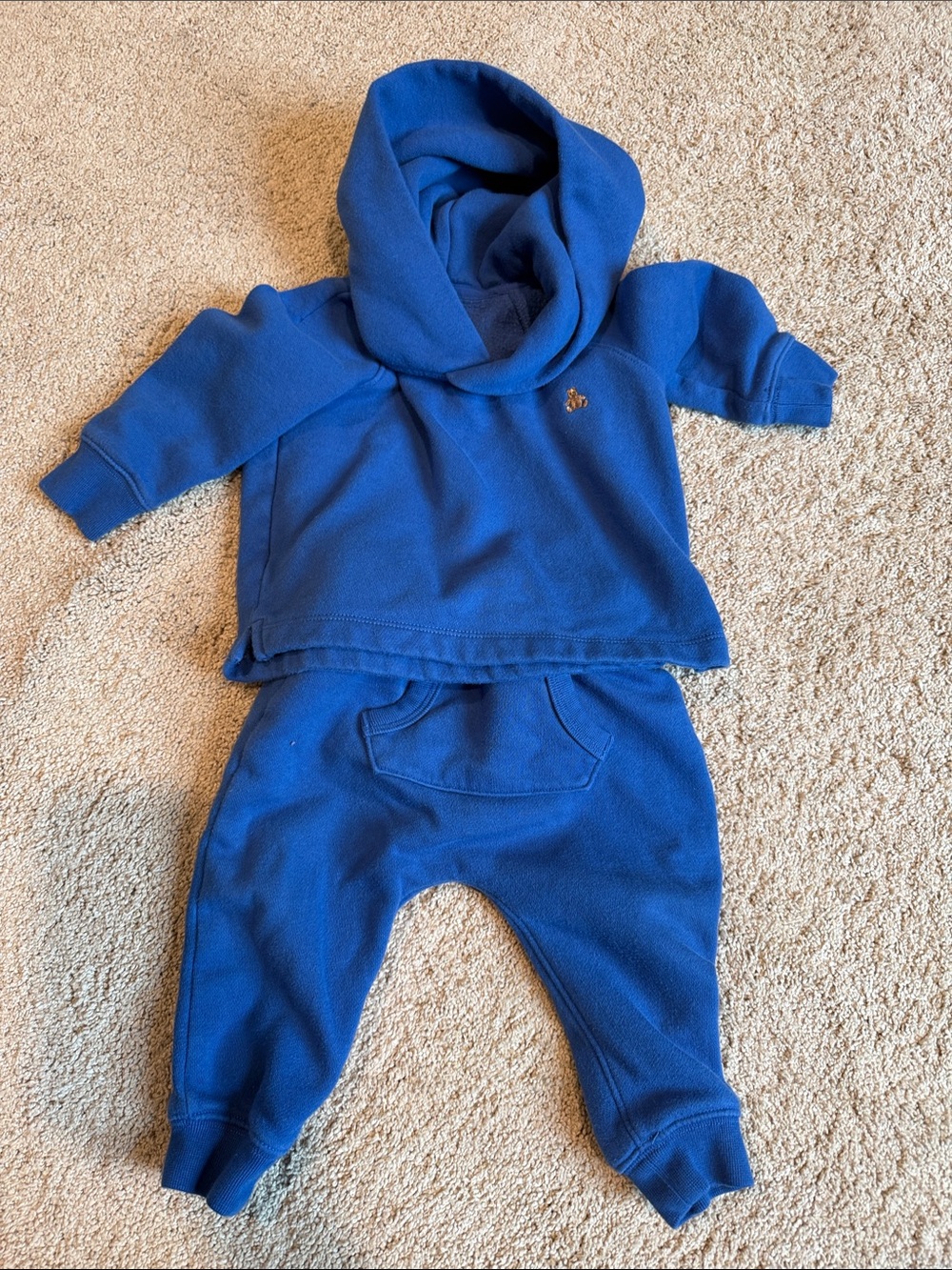 GAP Royal Blue Fleece Hoodie & Jogger Set